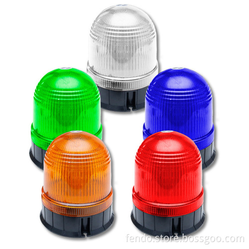 12V/24V ABS Amber Strobe Warning LED Beacon Lights - 12W
